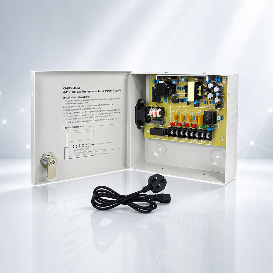 CMMS power supply control enclosure