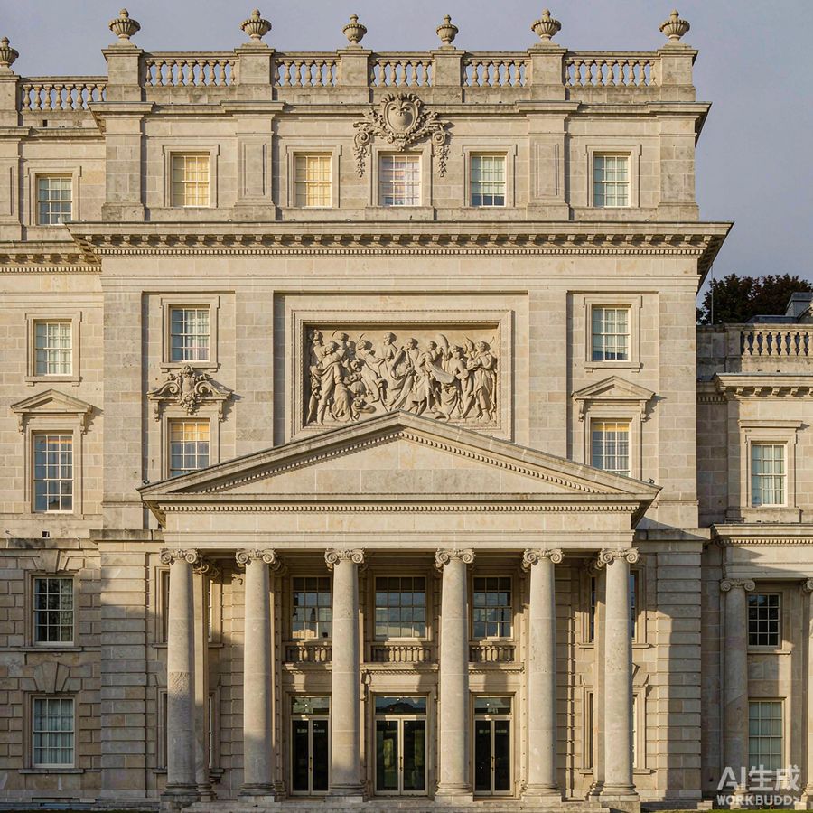 Neoclassical government building with columns